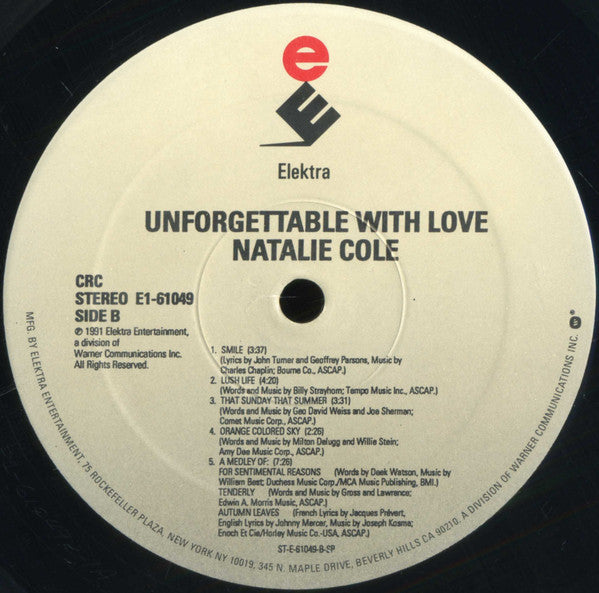Natalie Cole : Unforgettable With Love (2xLP, Album, Club, Spe)