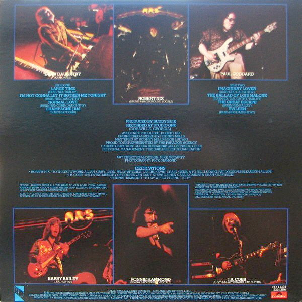 Atlanta Rhythm Section : Champagne Jam (LP, Album, Spe)
