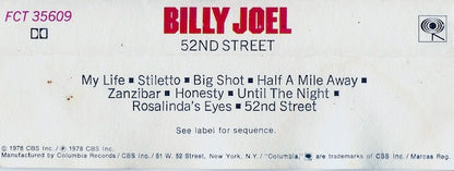 Billy Joel : 52nd Street (Cass, Album, Bei)