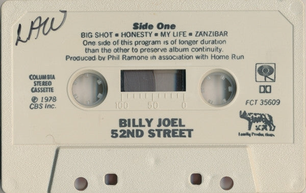 Billy Joel : 52nd Street (Cass, Album, Bei)