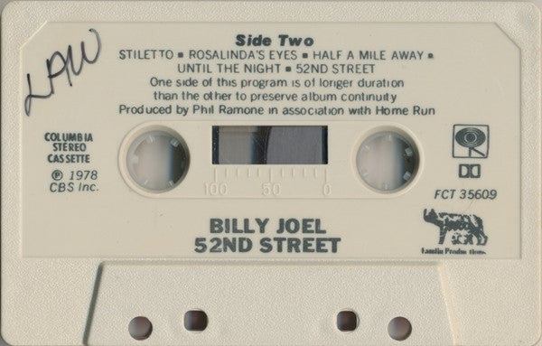 Billy Joel : 52nd Street (Cass, Album, Bei)