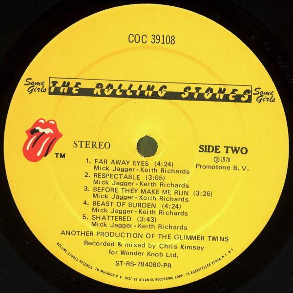 The Rolling Stones : Some Girls (LP, Album, 1st)