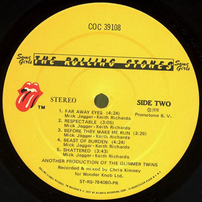 The Rolling Stones : Some Girls (LP, Album, 1st)