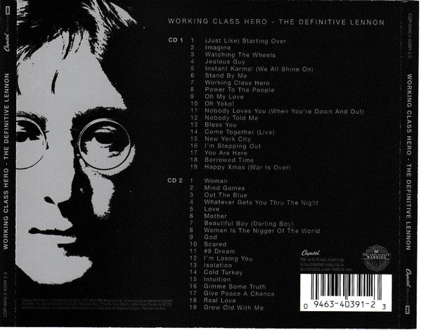 John Lennon : Working Class Hero - The Definitive Lennon (2xCD, Comp)