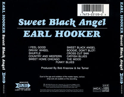 Earl Hooker : Sweet Black Angel (CD, Album, RE)