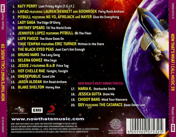 Various : Now That's What I Call Music! 39 (CD, Comp)