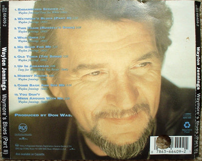 Waylon Jennings : Waymore's  Blues (Part II) (CD, Album, Promo)