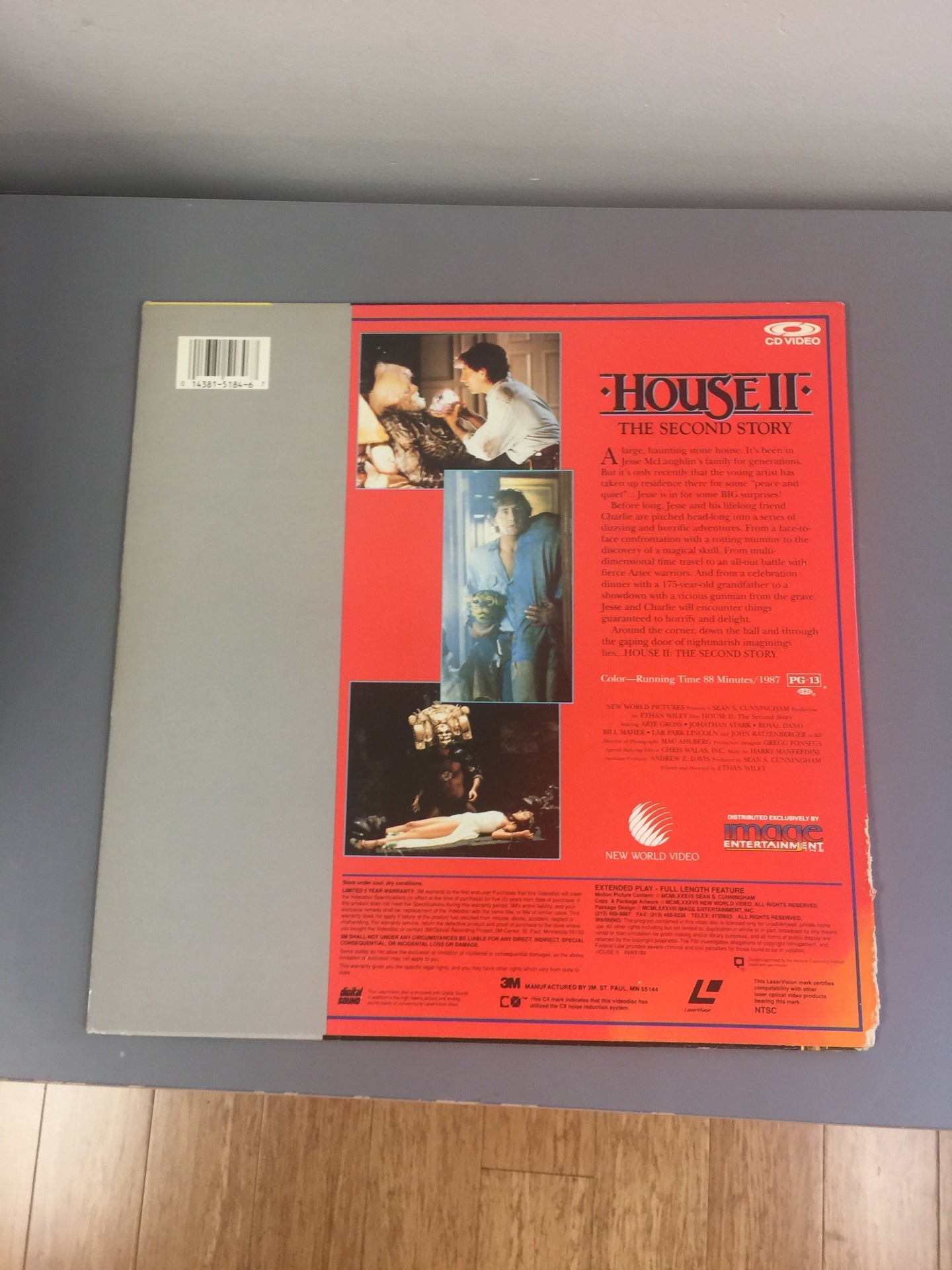 House 2 Laserdisc (VG+ Cond)