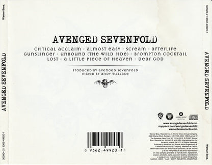 Avenged Sevenfold : Avenged Sevenfold (CD, Album, RE)