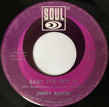 Jimmy Ruffin : What Becomes Of The Broken Hearted (7", Single)