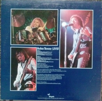 Robin Trower : Robin Trower Live! (LP, Album, L.A)