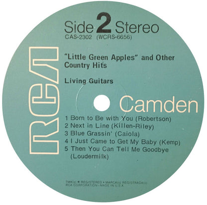 Living Guitars : Little Green Apples And Other Country Hits (LP)