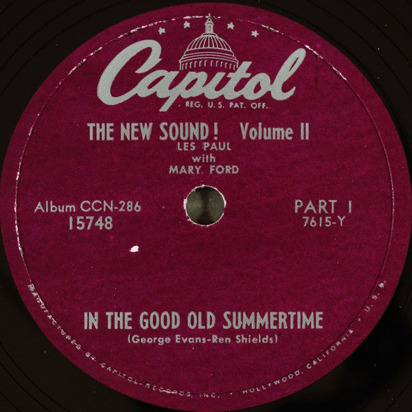 Les Paul With Mary Ford* : The New Sound! Volume II (3xShellac, 10", Album, Scr + Box)