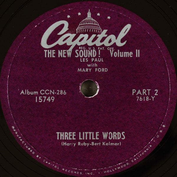 Les Paul With Mary Ford* : The New Sound! Volume II (3xShellac, 10", Album, Scr + Box)