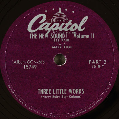 Les Paul With Mary Ford* : The New Sound! Volume II (3xShellac, 10", Album, Scr + Box)