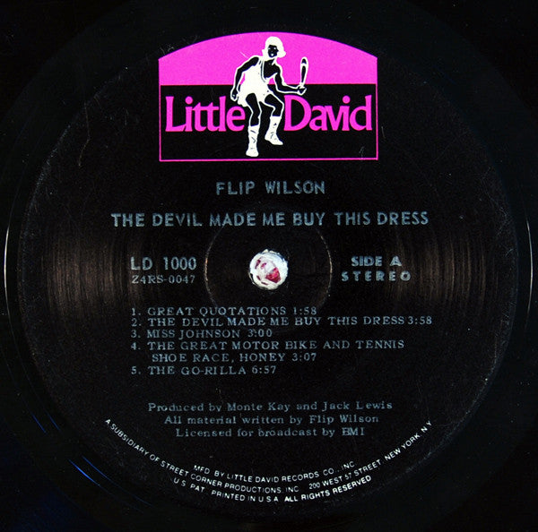 Flip Wilson : The Devil Made Me Buy This Dress (LP, Album, Roc)