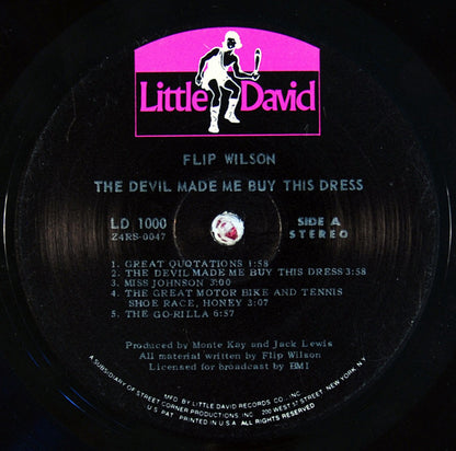 Flip Wilson : The Devil Made Me Buy This Dress (LP, Album, Roc)