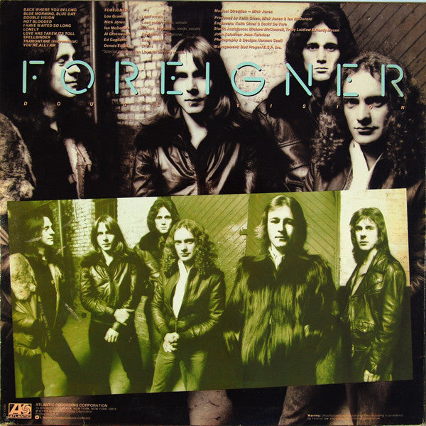 Foreigner : Double Vision (LP, Album, RI-)