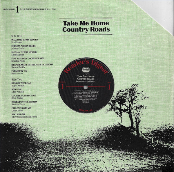 Various : Take Me Home Country Roads (8xLP, Comp + Box)