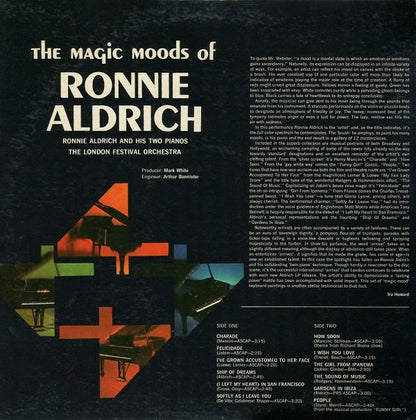 Ronnie Aldrich And His Two Pianos With The London Festival Orchestra* : The Magic Moods Of Ronnie Aldrich (LP, Album)