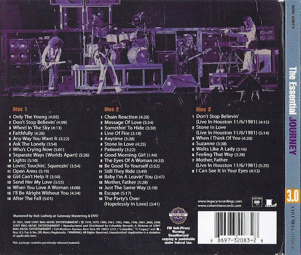 Journey : The Essential Journey (3xCD, Comp, Ltd, RM, 3.0)