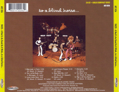 Faces (3) : A Nod Is As Good As A Wink...To A Blind Horse... (HDCD, Album, Ltd, RE)