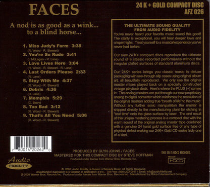 Faces (3) : A Nod Is As Good As A Wink...To A Blind Horse... (HDCD, Album, Ltd, RE)