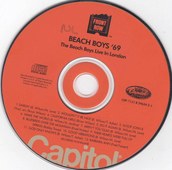 The Beach Boys : Beach Boys '69 (CD, Album, RE)