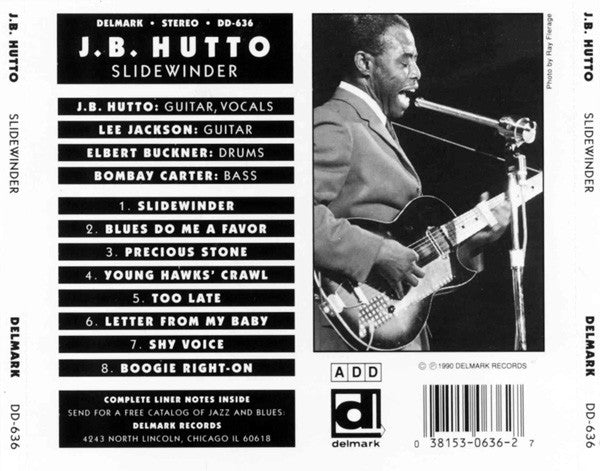 J.B. Hutto : Slidewinder (CD, Album, RE)