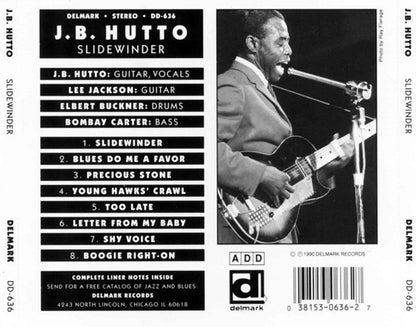 J.B. Hutto : Slidewinder (CD, Album, RE)