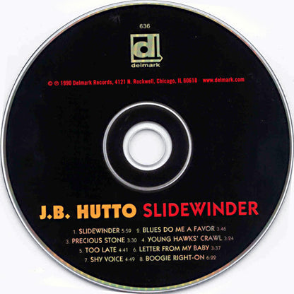 J.B. Hutto : Slidewinder (CD, Album, RE)