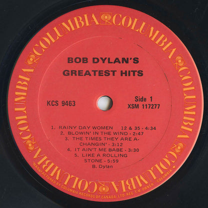 Bob Dylan : Bob Dylan's Greatest Hits (LP, Comp, RE)