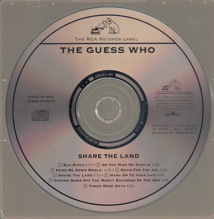 The Guess Who : Share The Land (CD, Album, RE, RM)