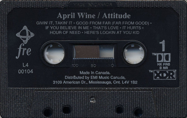 April Wine : Attitude (Cass, Album, Dol)