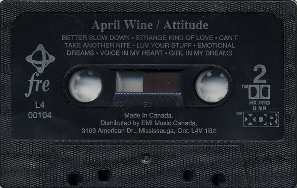 April Wine : Attitude (Cass, Album, Dol)