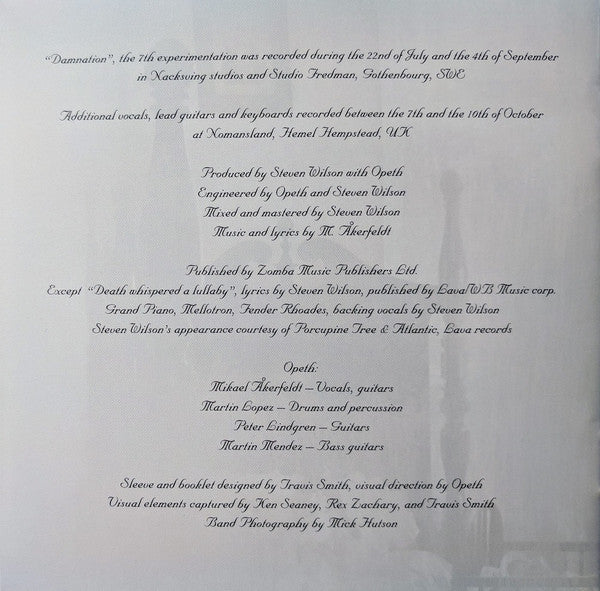 Opeth : Damnation (CD, Album)