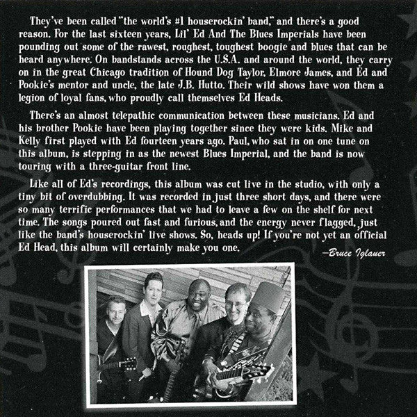 Lil' Ed & The Blues Imperials* : Heads Up (CD, Album)