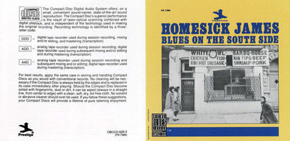 Homesick James : Blues On The South Side (CD, Album, RE, RM)
