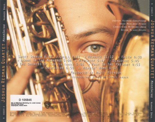 Joshua Redman Quartet : MoodSwing (CD, Album, Club, ARC)