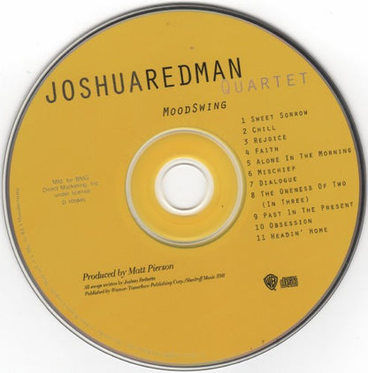 Joshua Redman Quartet : MoodSwing (CD, Album, Club, ARC)