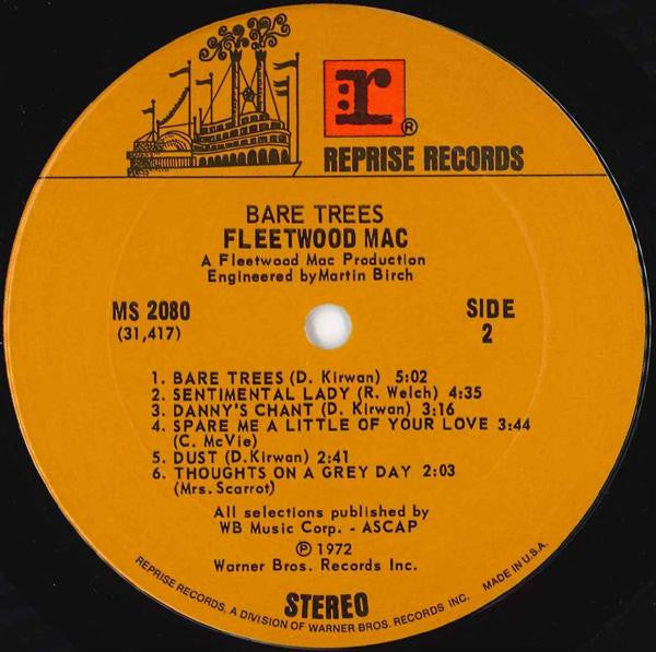 Fleetwood Mac : Bare Trees (LP, Album, Tex)