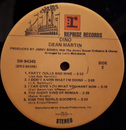 Dean Martin : Dino (LP, Album, Club)