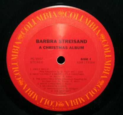 Barbra Streisand : A Christmas Album (LP, Album, RE)