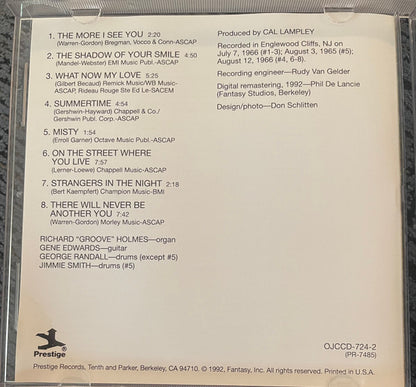 Richard "Groove" Holmes : Misty (CD, Album, RE, RM)