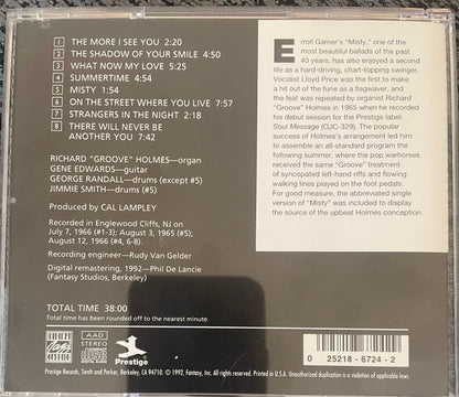 Richard "Groove" Holmes : Misty (CD, Album, RE, RM)