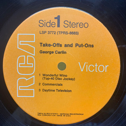 George Carlin : Take-Offs And Put-Ons (LP, Album)
