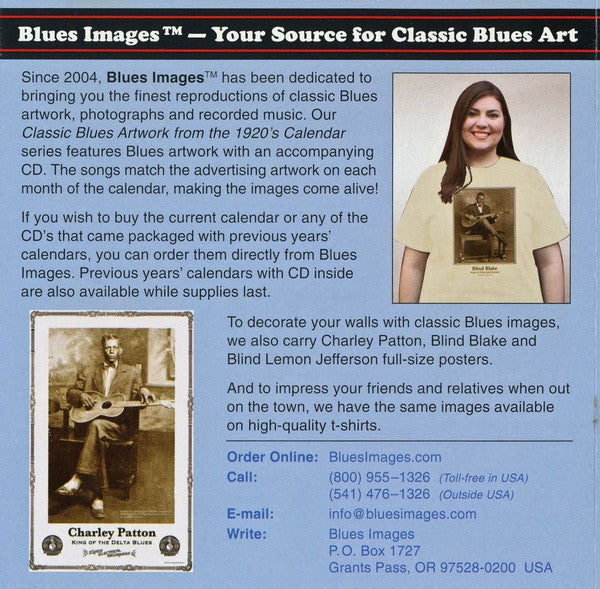 Various : 16 Classic Blues Songs From The 1920's: Vol. 2 (CD, Comp, RM)