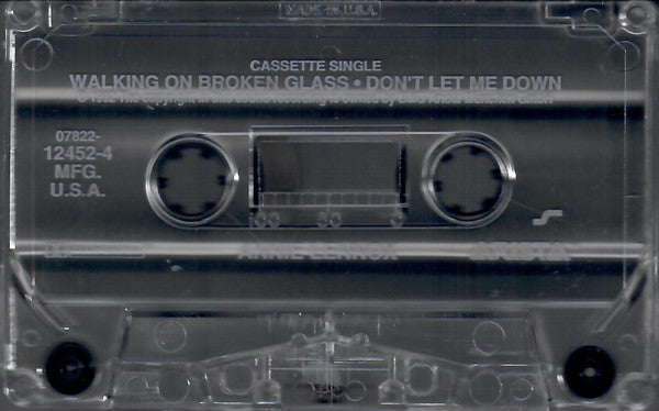 Annie Lennox : Walking On Broken Glass (Cass, Single, Dol)
