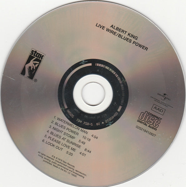 Albert King : Live Wire / Blues Power (CD, Album, RE)