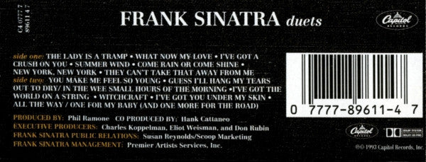 Frank Sinatra : Duets (Cass, Album, Dol)